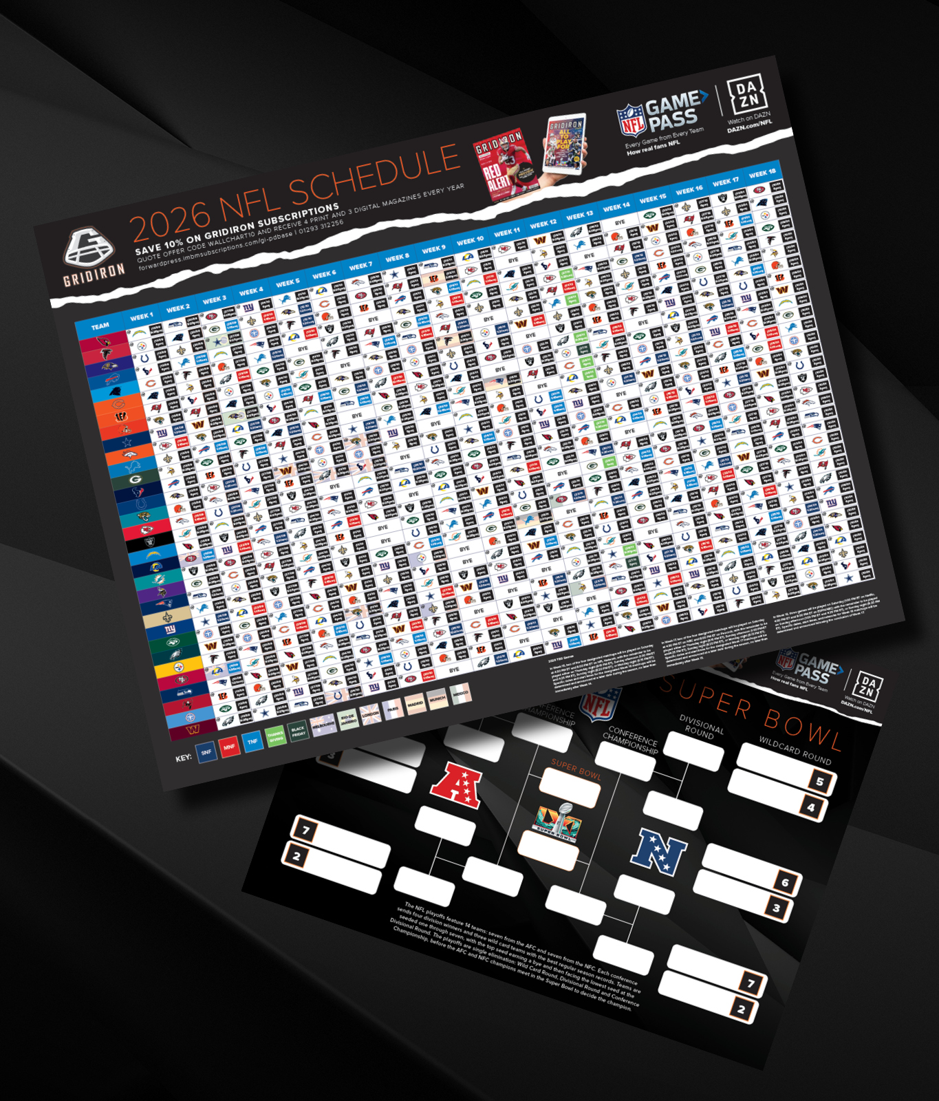 Gridiron Wallchart 2026-27